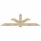 Ekena Millwork Redmond Rough Sawn Timber Gable Bracket, Douglas Fir, 96"W x 28"H x 2"D x 6"F, 7/12 Pitch GBW096X28X0206RED00RDF - alternate 1